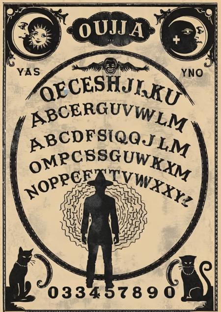 ouija , a man standing in front of a circle<lora:Ouija_sdxl:1.0>