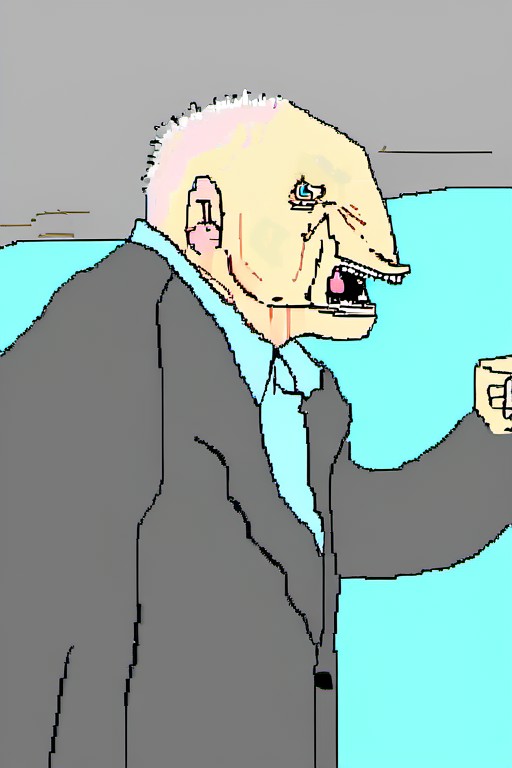 <lora:SDXL_MSPaint_Portrait:1>,mspaint,mspaint painting,bad artist,bad drawing,ugly balding old man yelling angrily at a A...