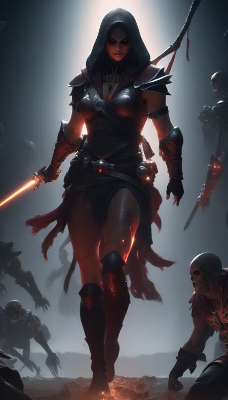 Cinematic scene, diablo 4, rogue, action pose <lora:diablo_4_rogue_v0.0.1:1>, masterpiece, best quality, high quality, absurdress