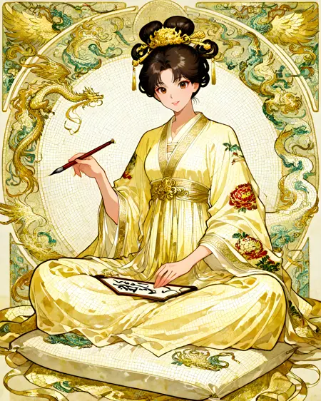 Mucha's Eastern Muse