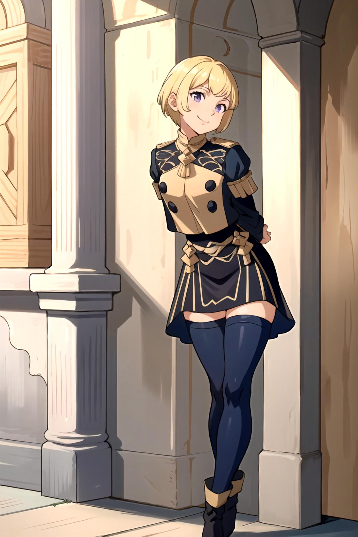 Garreg Mach Monastery Uniform (Fire Emblem: Three Houses) LoRA | 2 Variants image by coileralt