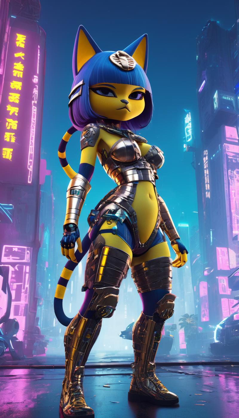 Ankha [Animal Crossing] LoRA XL image by Hevok