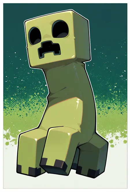 Creeper -- Minecraft Illust