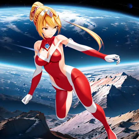 ultramanDyna Girl Red