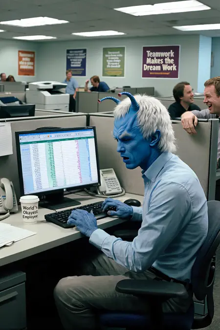 Star Trek Andorian Race (Flux and Qwen)