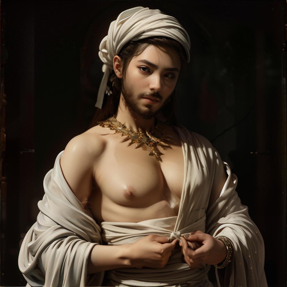 Caravaggio oil painting style image by bzlibby