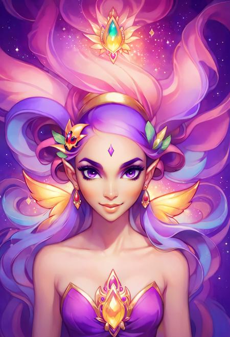 (Shantae) illuminated, iridescence, art by Anna Dittmann