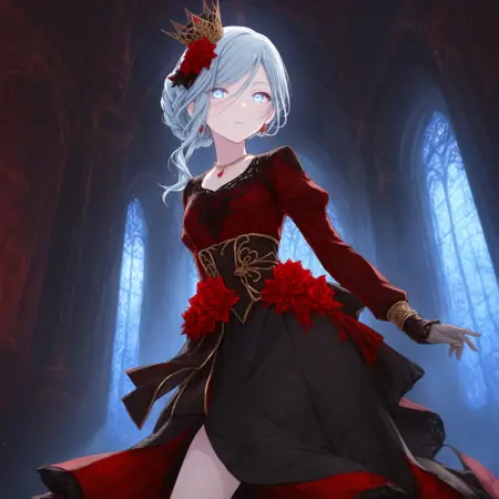 Night rose-queen (Hinomori Shizuku) / Project SEKAI