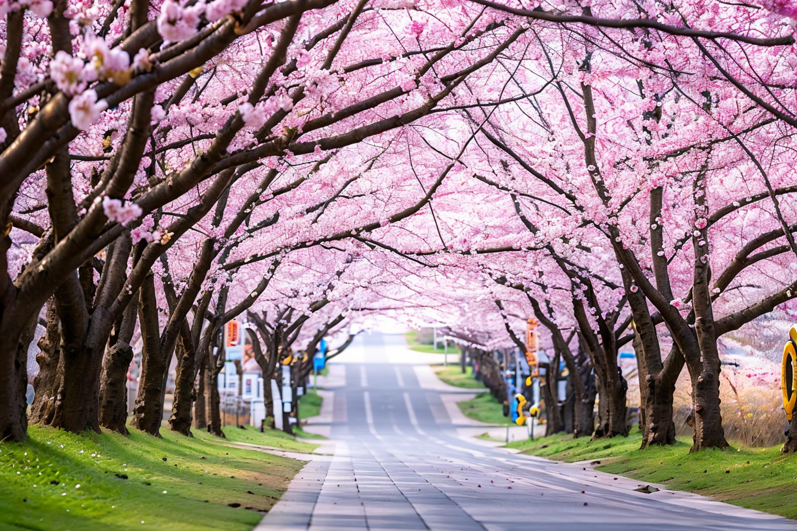 Cherry tree image by ruanyi