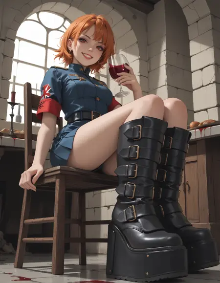 Demonia Transformer-800 - Platform Wedge Boots