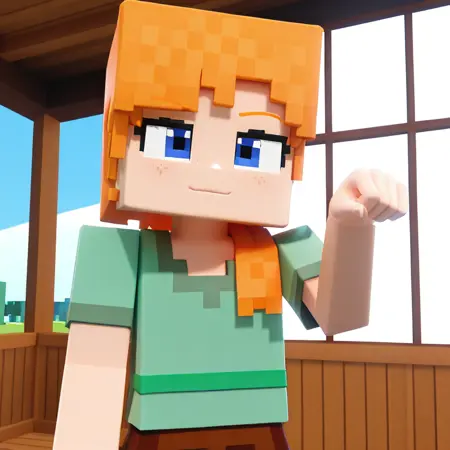 Alex (Zamination/Fazbear and Friends/Minecraft) - PixAI