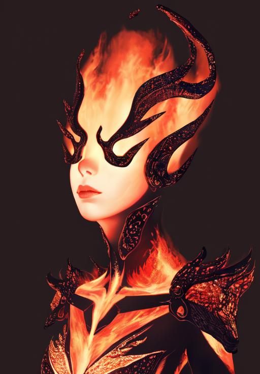 Flame Atronach - Skyrim image by AsaTyr