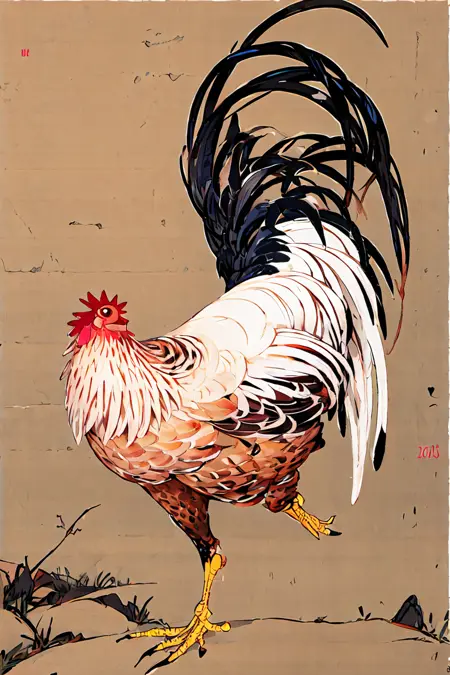 Ito Jakuchu (伊藤若冲) Style
