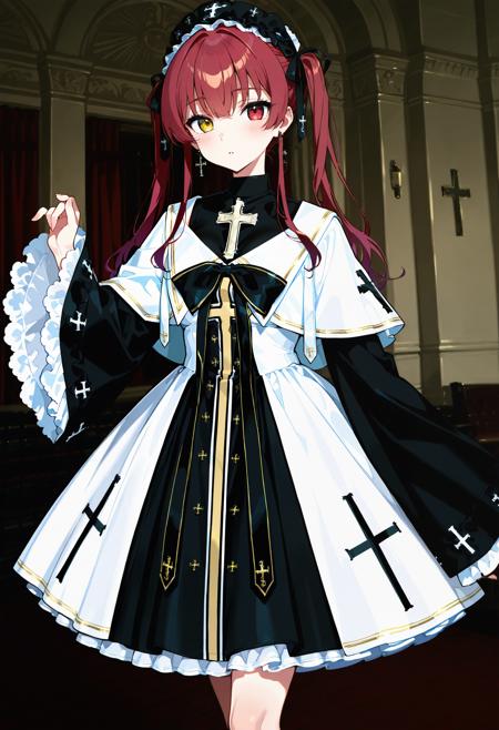 Nuns - Frilly Dress illust Frilly Dress