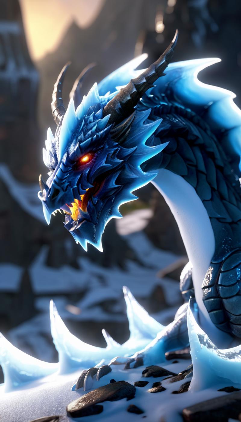 Ice Dragon LoRA XL image by Hevok