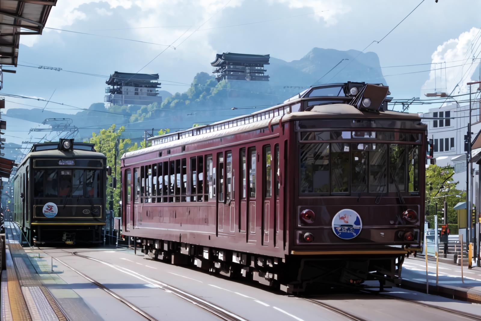 嵐電（京福電気鉄道嵐山本線）モボ21 image by swingwings