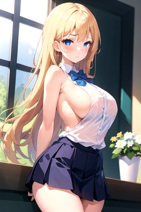 revealing sideboob shirt