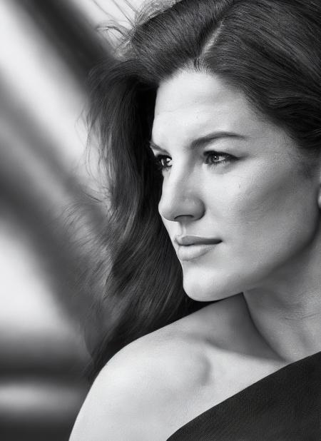 a photo of sks woman, ((detailed face)), ((canon m50)), (High Detail), Sharp, 8k, <lora:lora_gina_carano_320:1.4>