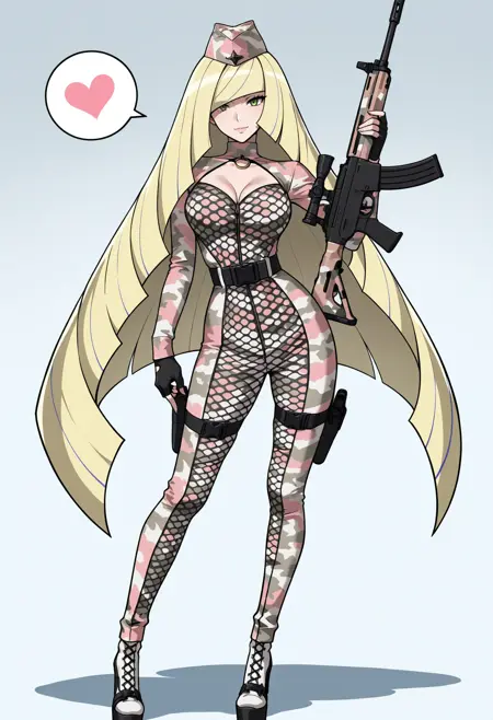 Fishnet Camouflage Bodysuit | Halloween 2025 | ILXL