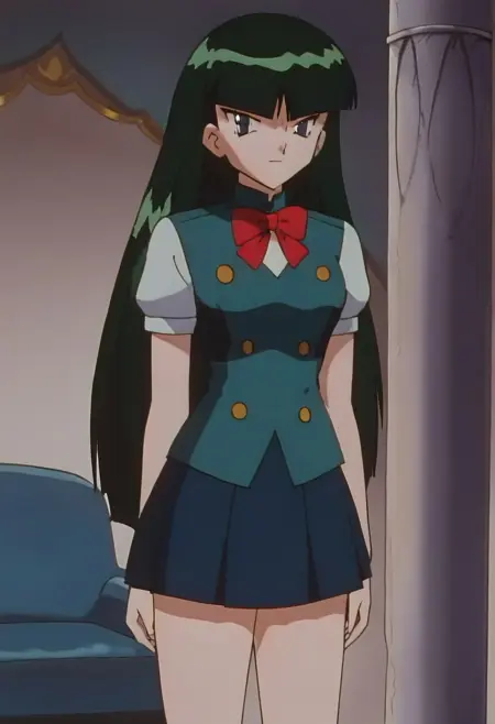 Giselle (pokemon) school dress (concept)