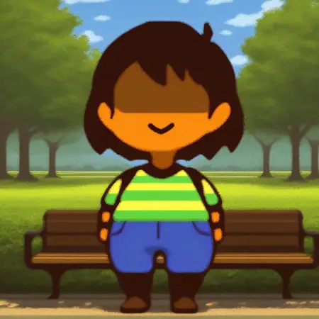 Unused Fallen Soul Sprite - Undertale