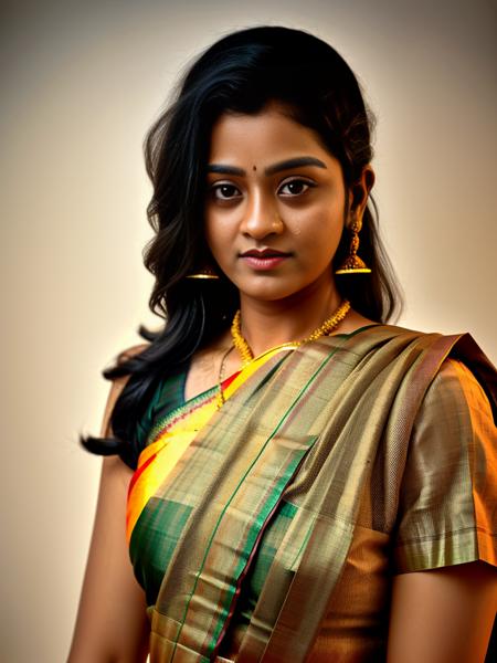 GayathrieShankar,<lora:GayathrieShankarSD1.5:1>,woman wearing saree, background blur, portrait
