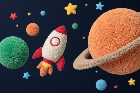 Plush material -- 毛茸茸 -- FLUX