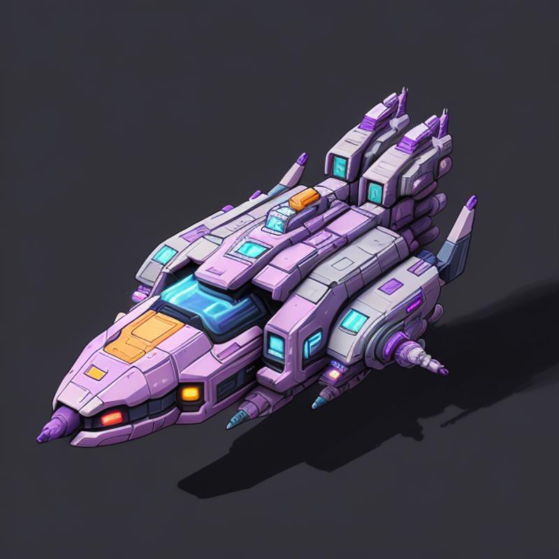 Cute Isometric Spaceships (SD 1.5) image by thriggle