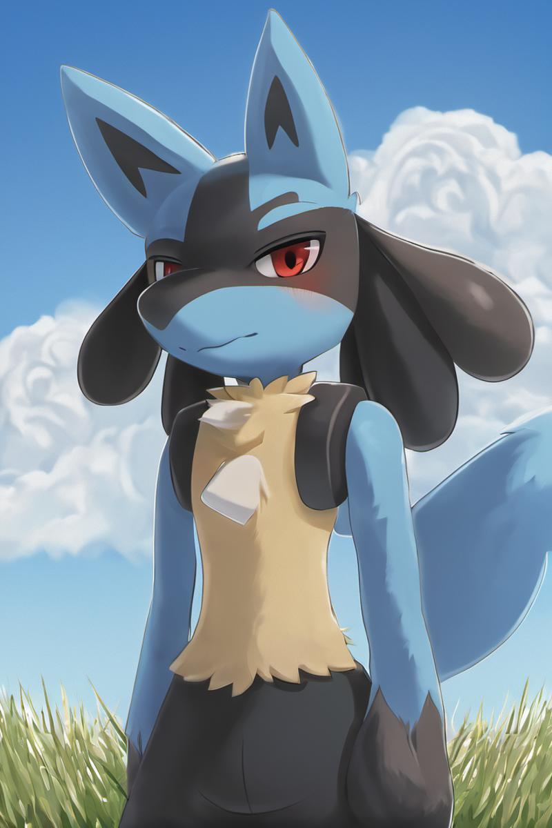 Lucario for SDXL image by jhurlop