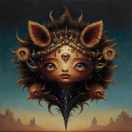 (masterpiece, top quality, best quality, official art, beautiful and aesthetic:1.2), W31RDD0LL <lora:W31RDD0LL:1.0>