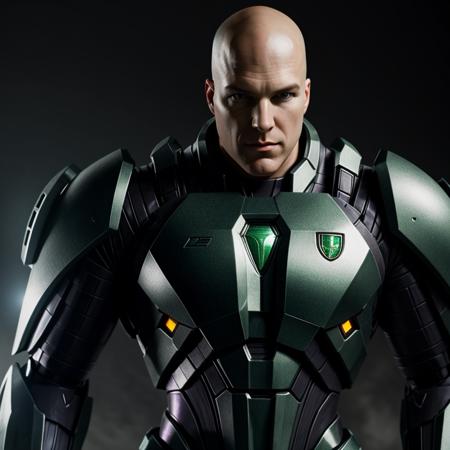 Hyperrealistic art of  <lora:lex luthor SD1.5:1.2>
lex luthor a man in a a sophisticated alien battlesuit Warsuit outfit, Extremely high-resolution details, photographic, realism pushed to extreme, fine texture, incredibly lifelike