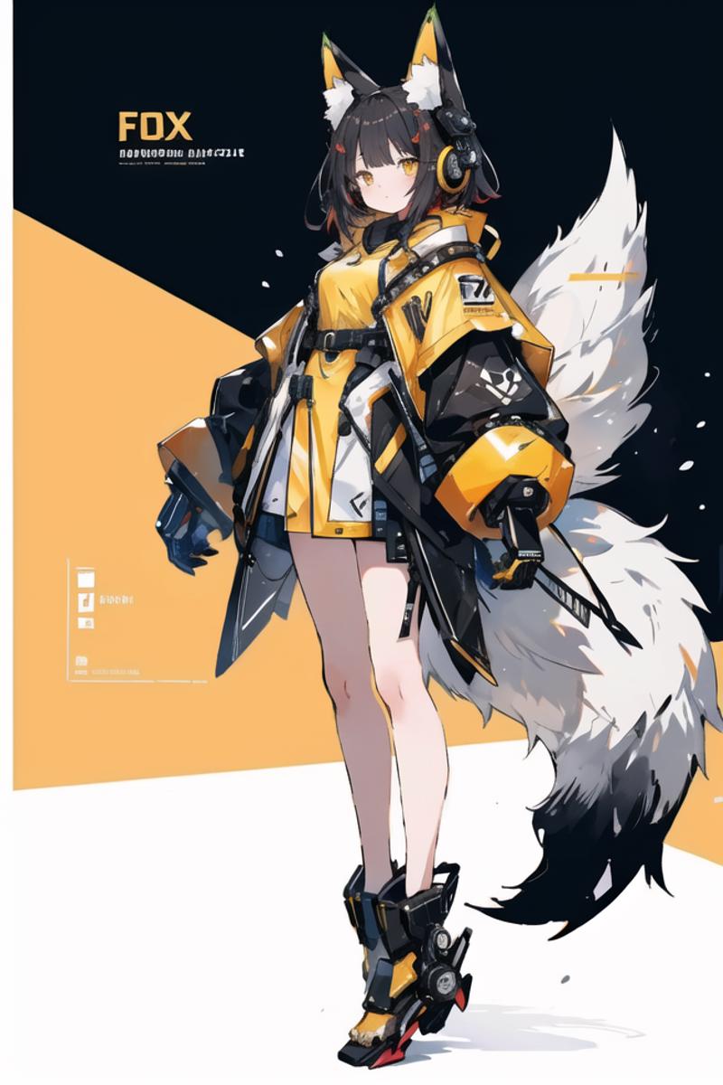 Mecha fox fox ear image by SparkyH9