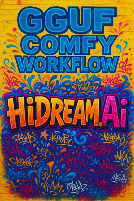 HiDream I1 FULL [GGUF+FP8+F16] with ComfyUI workflow workflow