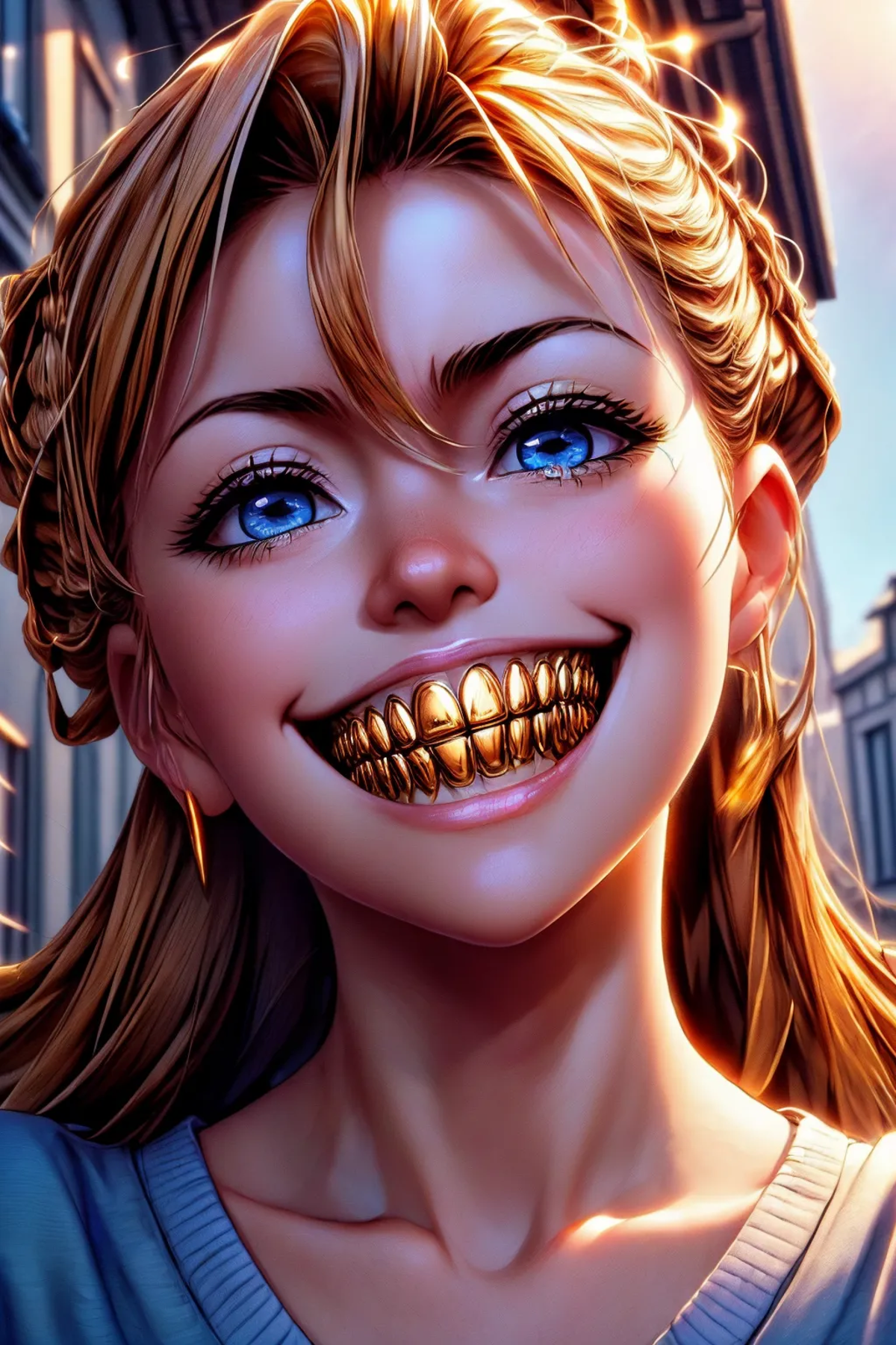 gold teeth image by slime77744784