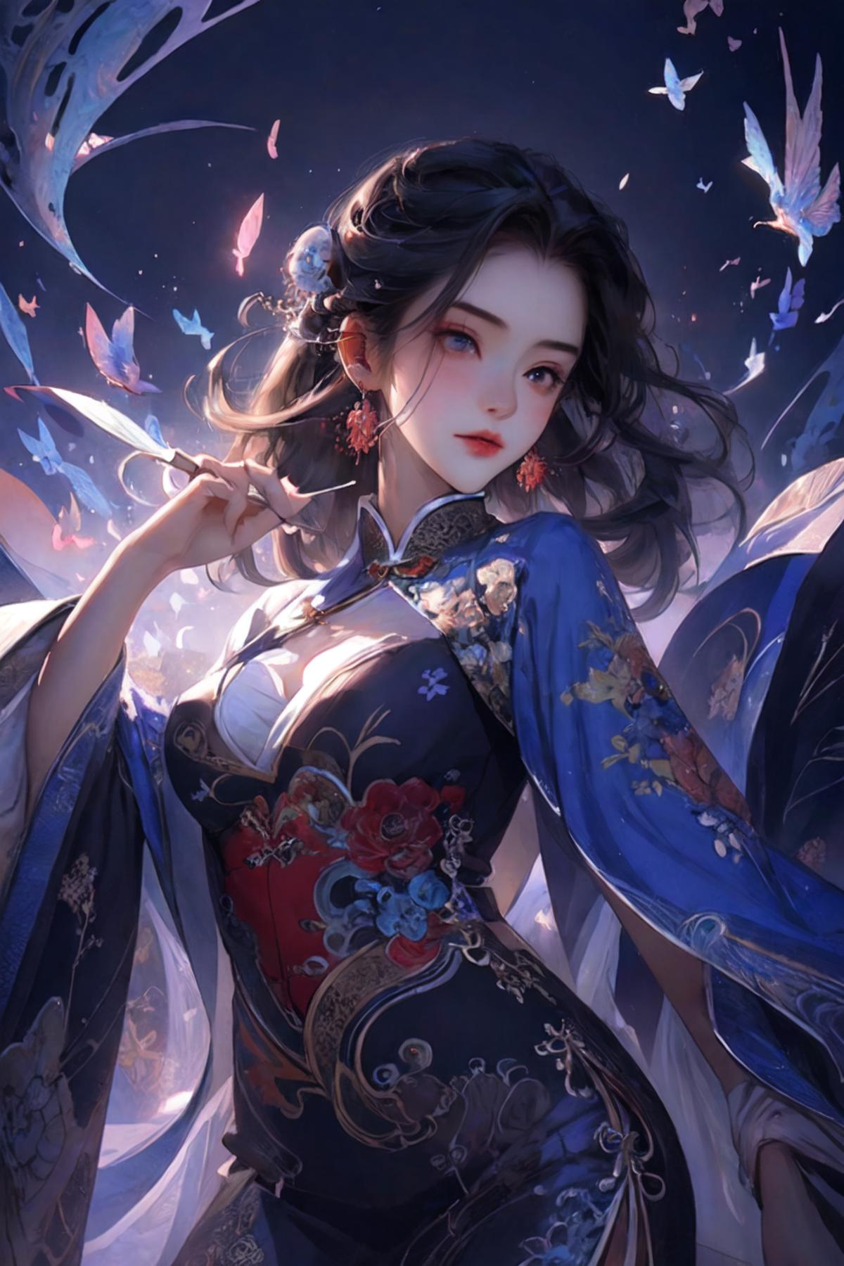 侠女/Chinese swordswoman /国风 LORA image by mizukico777