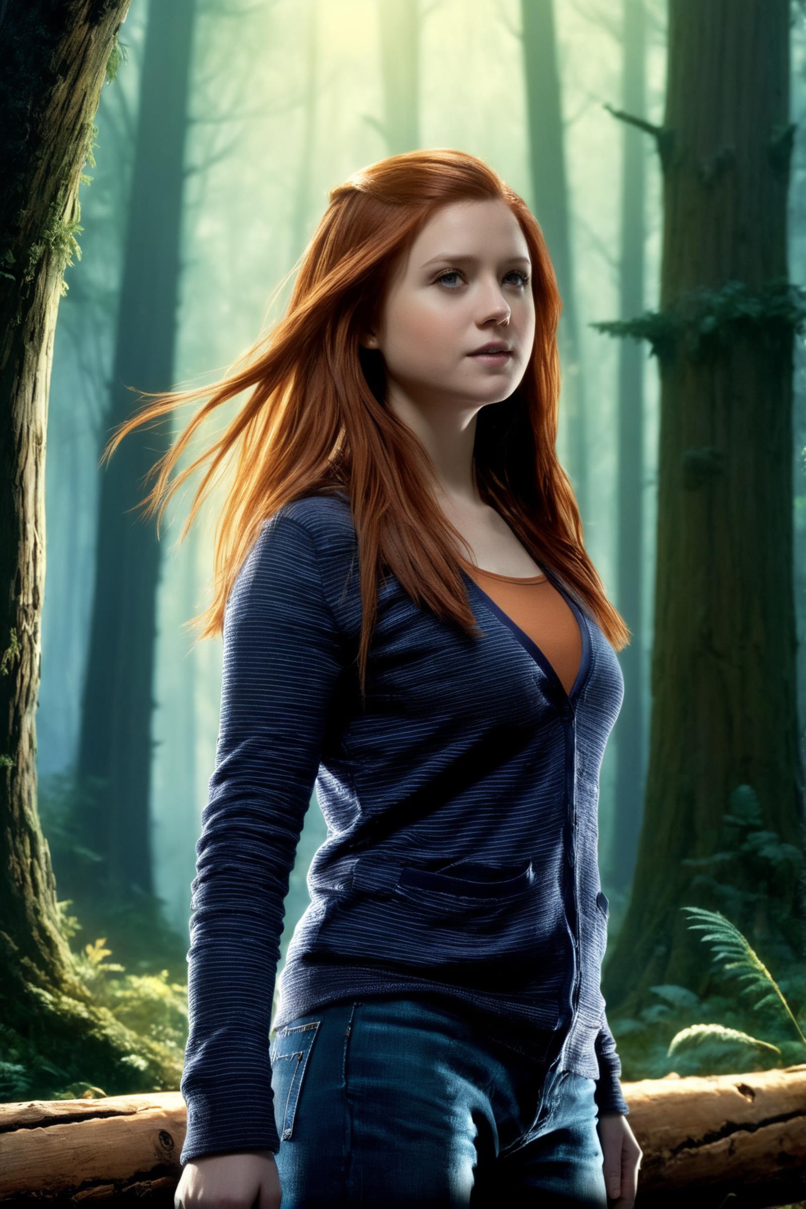 Ginny Weasley (Bonnie Wright) 2010-2011 SDXL image by XxsatornxX