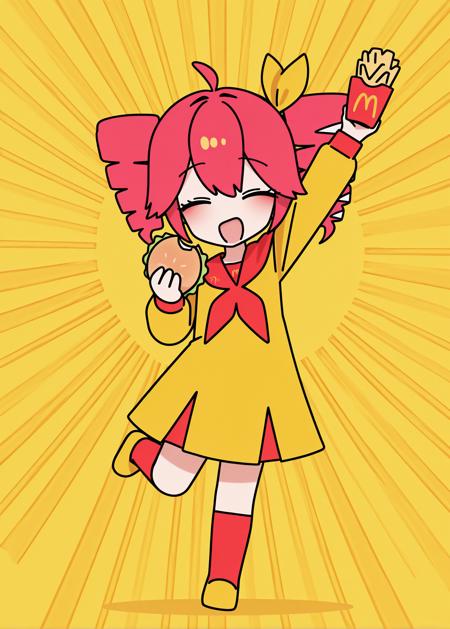 Teteteteriteriteteteteriyaki / テテテテリテリテテテテリヤキ - McDonald's (Kasane Teto) [Illustrious] v1.0 illustrious-0.1