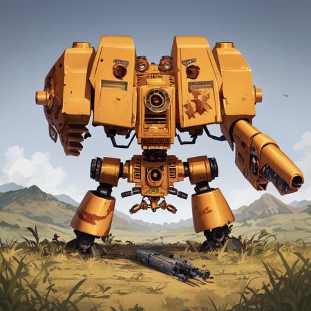 Space Marine Dreadnought - Warhammer 40,000 (Pony SDXL) - Space 