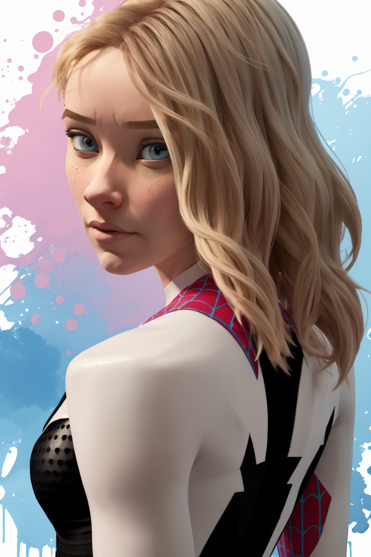 Gwen Stacy - Spider-Verse - Character LORA image by Konan