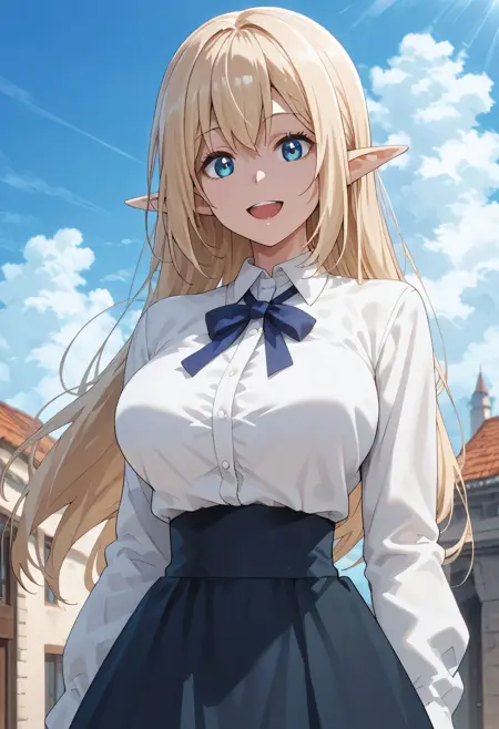 Aria - Beheneko-The-Elf-Girls-Cat-is-Secretly-an-S-Ranked-Monster