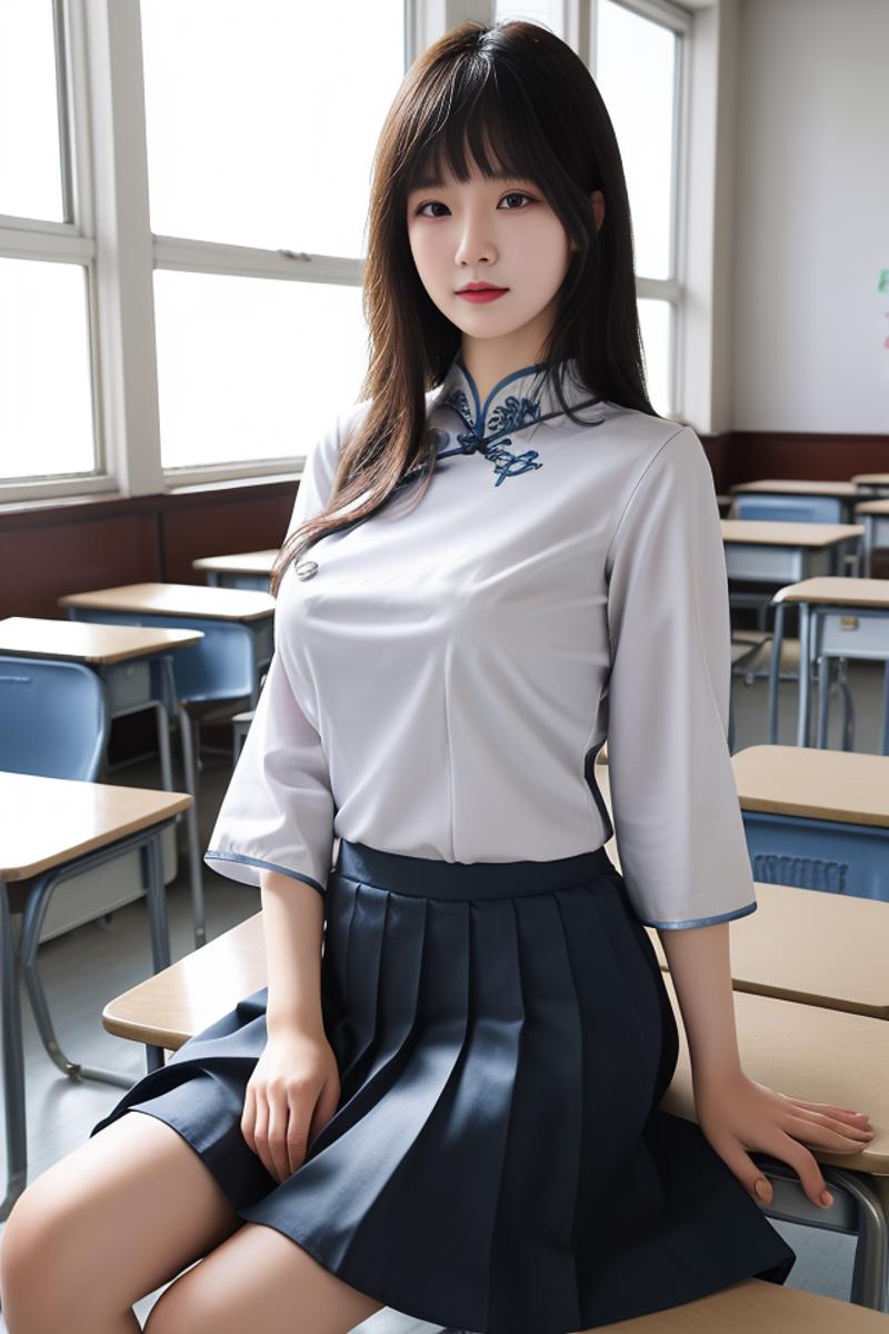 A simple school uniform一件简单的校服 image by Thxx