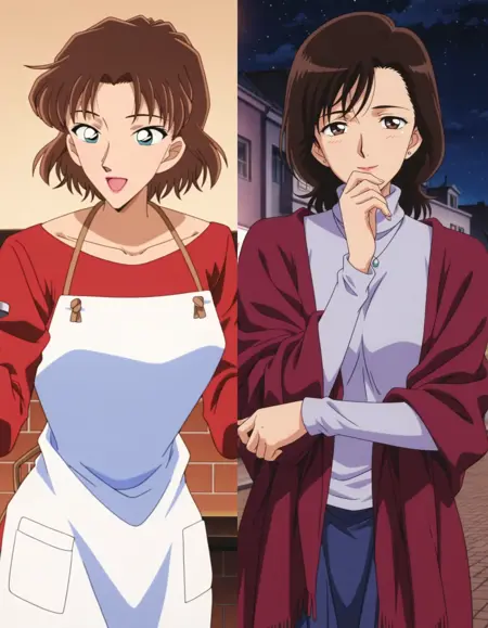 Detective Conan 名探偵コナン Episode260 Women - Saki Yoshizawa 吉沢咲 / Reiko Hanaoka 花岡礼子 - Illustrious