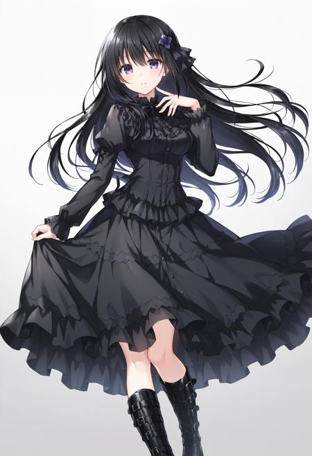 Kurumi's Black Dress illust
