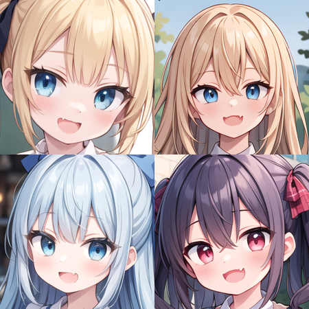 Smug mouth with fang / 八重歯付きのニヤけた口 v1.0