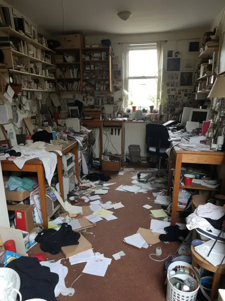 Messy - Cluttered