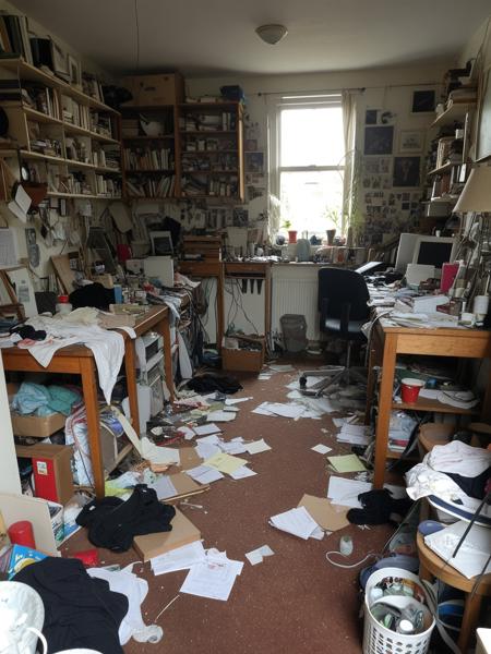 Messy - Cluttered SDXL