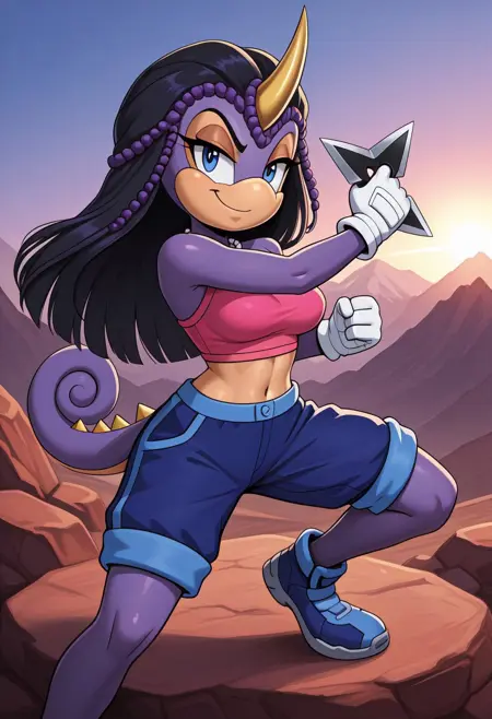 Salma the Chameleon - Sonic Archie Comics