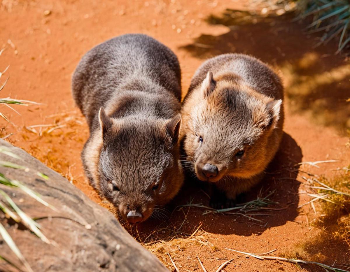 Wombat (Vombatus, Lasiorhinus) SD XL image by durrie