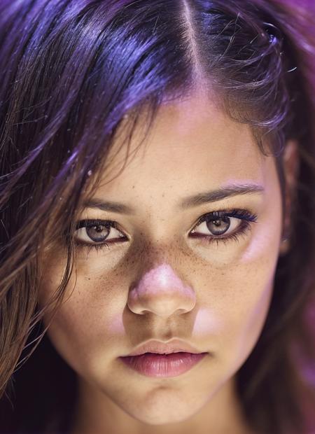 portrait of sks woman, epic (photo, studio lighting, hard light, sony a7, 50 mm, matte skin, pores, colors, hyperdetailed, hyperrealistic), <lora:locon_jennaortega_v1_from_v1_64_32:1.25>