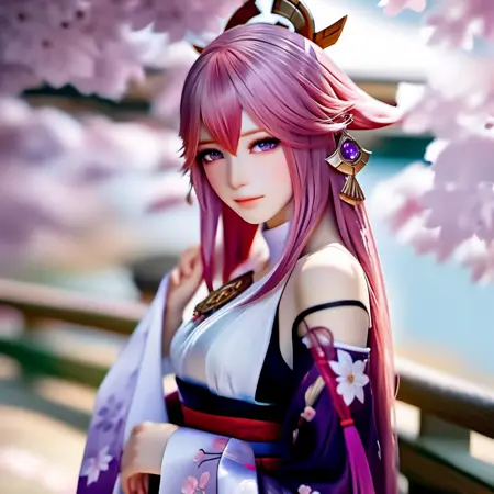 Character - Yae Miko/八重神子 - Genshin Impact (SDXL0.9)